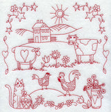 Country Sampler (Redwork)