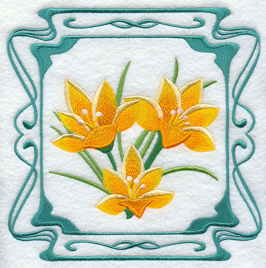 Four Seasons Nouveau Tile - Spring Flowers