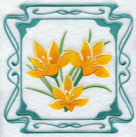 Four Seasons Nouveau Tile - Spring Flowers