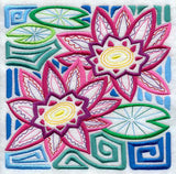 Mola Panama Pacific Water Lily Square