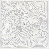 Mola Pixbae Tree Quilting Square (Single Run)