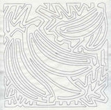 Mola Banana Quilting Square (Single Run)