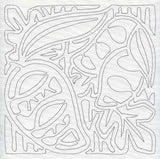 Mola Mango Quilting Square (Single Run)