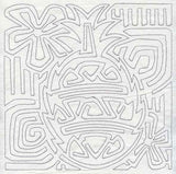 Mola Pineapple Quilting Square (Single Run)