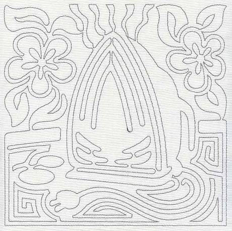 Mola Iron Quilting Square (Single Run)