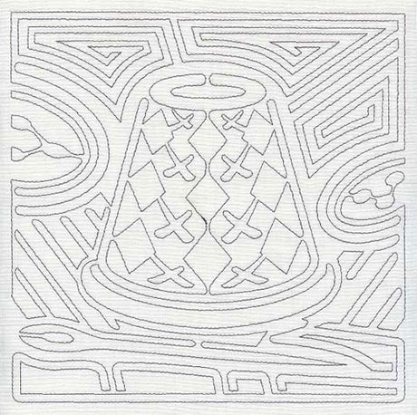 Mola Thimble Quilting Square (Single Run)