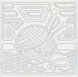 Mola Knitting Quilting Square (Single Run)