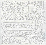 Mola Love Quilting Square (Single Run)