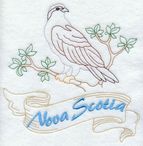 Nova Scotia - Osprey (Redwork)