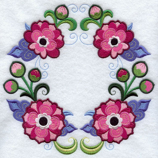 Peony Wreath