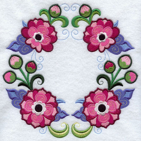 Peony Wreath
