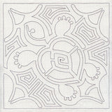 Mola Turtle Quilting Square (Single Run)