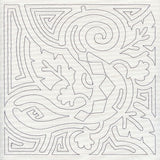 Mola Lizard Quilting Square (Single Run)