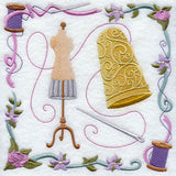 Thimble and Thread Collage