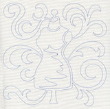 Dress Form Quilting Square (Single Run)