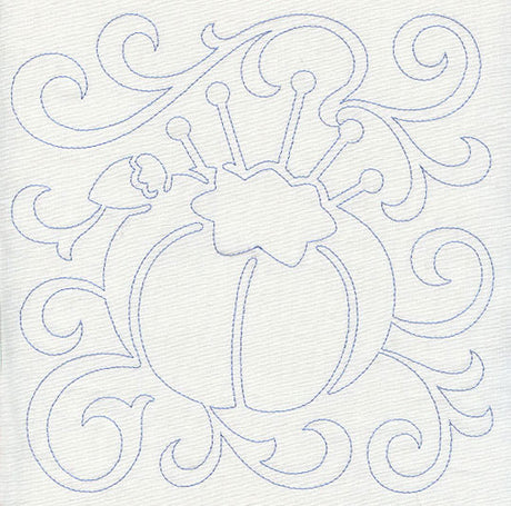 Pin Cushion Quilting Square (Single Run)