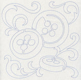 Buttons Quilting Square (Single Run)