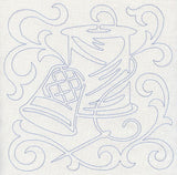 Thread and Thimble Quilting Square (Single Run)