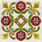 Stylin' Suzani Floral Square 2