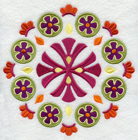 Stylin' Suzani Floral Circle 1