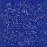 Morning Glory Sashiko Square (Single Run)