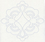 Feather Quilting Swirly Diamond (Single Run)