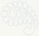 Feather Quilting Curling Paisley (Single Run)