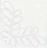 Feather Quilting Simple Corner 1 (Single Run)