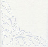 Feather Quilting Simple Corner 2 (Single Run)