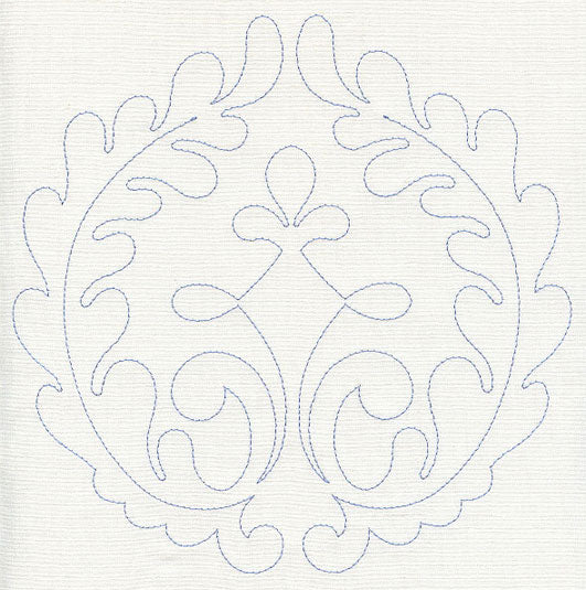 Feather Quilting Laurel Circle (Single Run)