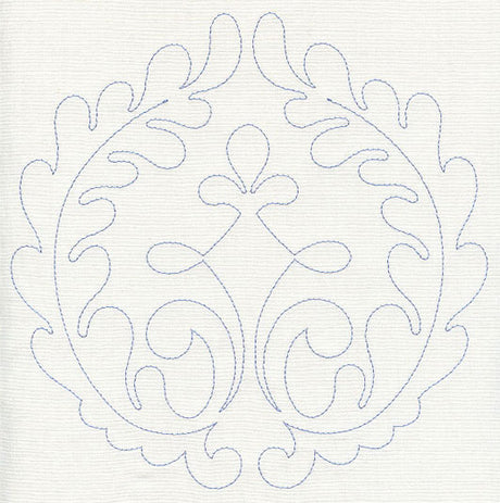 Feather Quilting Laurel Circle (Single Run)
