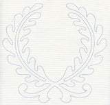 Feather Quilting Laurels (Single Run)