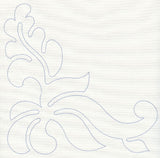 Feather Quilting Leafy Corner (Single Run)