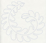 Feather Quilting Seaweed Curl (Single Run)