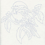 Chickadee Quilting Motif (Single Run)