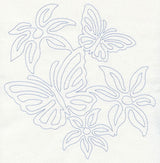 Floral Flight Quilting Motif (Single Run)