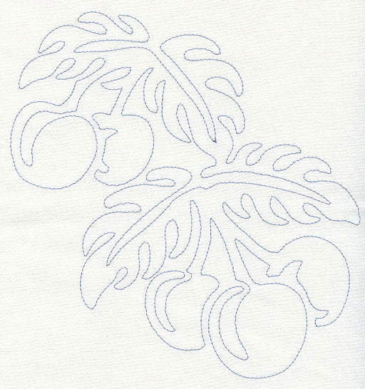 Cherries Quilting Motif (Single Run)