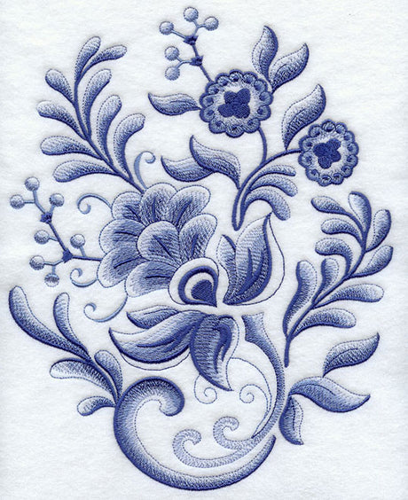 Delft Blue Flower Fiesta