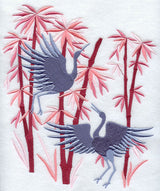 Cranes in Bamboo