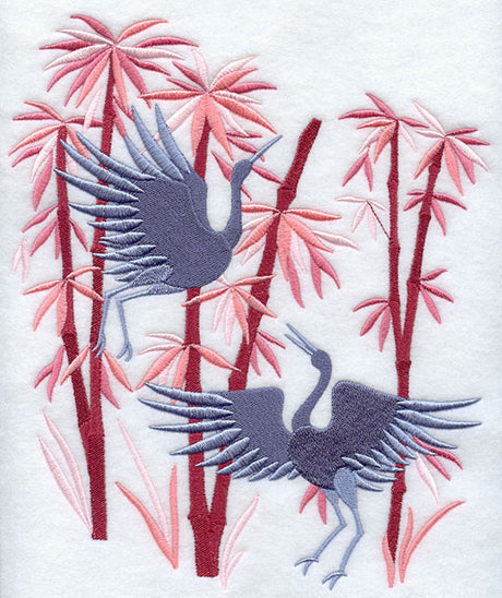 Cranes in Bamboo