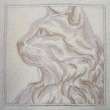 Cat Portrait (Embossed)