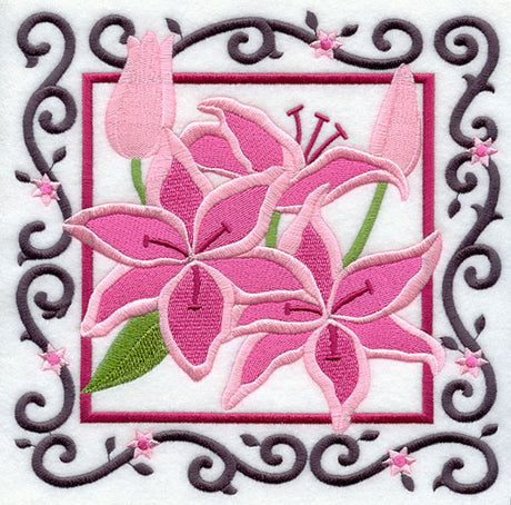 Stargazer Lilies Square