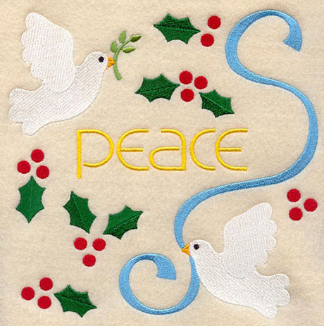 Christmas Doves of Peace Square