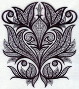 Fleur de Flames (Blackwork)