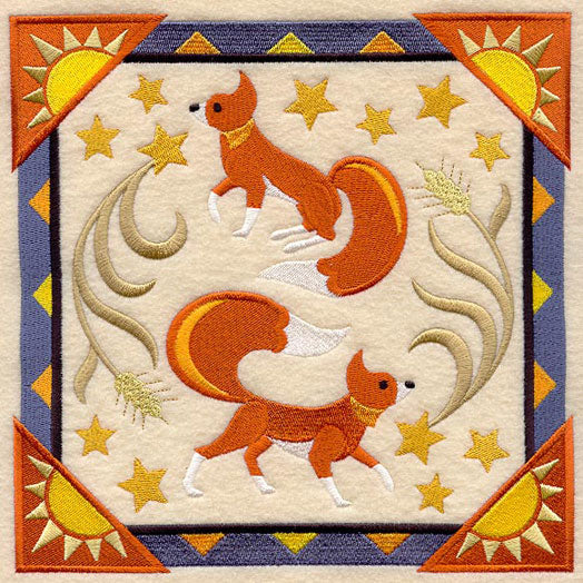 Autumn Fox Square