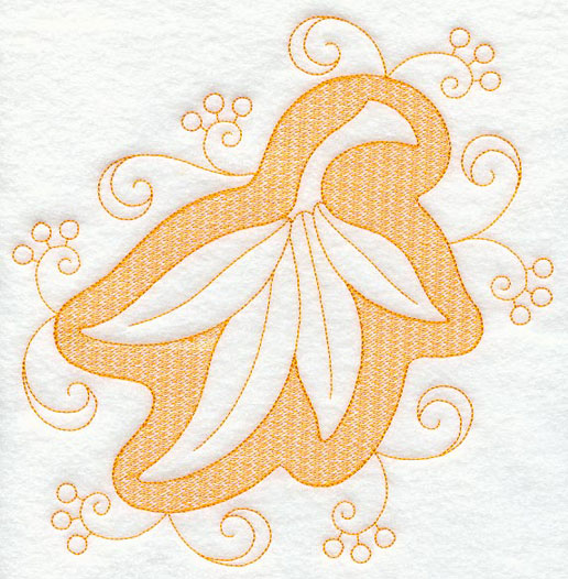 Willow Leaf (Trapunto)