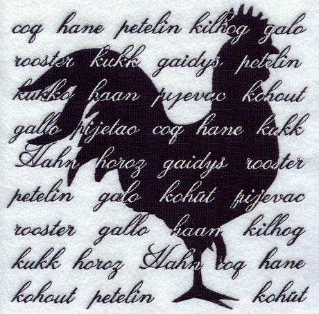International Rooster Silhouette