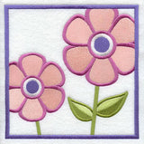 Pansy Pair Square