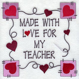 Made With Love For My Teacher
