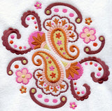 Paisley Floral Circle